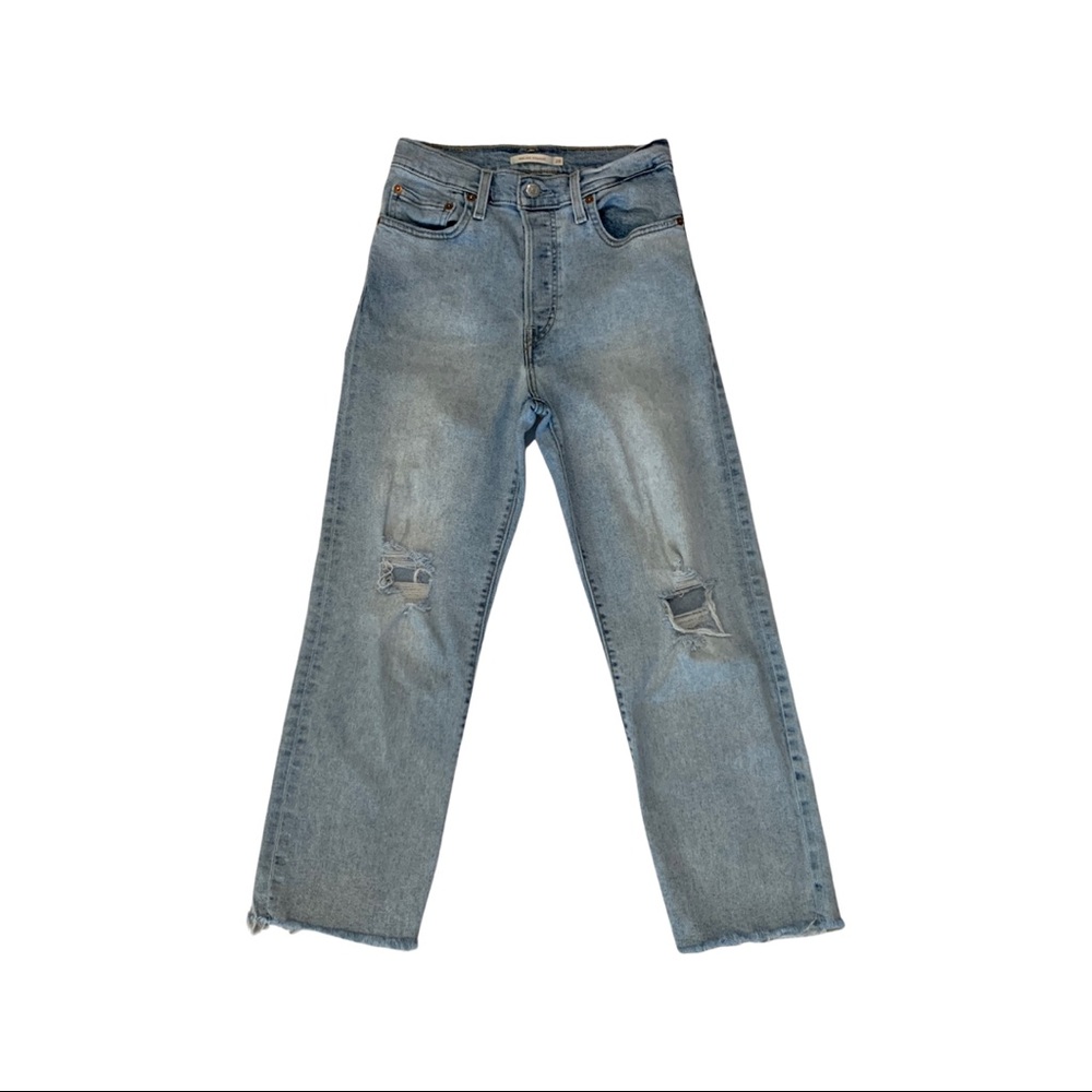 Levi’s Ribcage Jean Distressed Crop